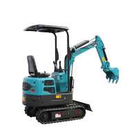 2020 Factory Outlet Low Price CE 1ton Farm Hole Trencher Mini Excavator Digger