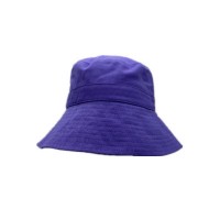 In Stock Summer Beach Violet Wide Brim Designer Bucket Hat Plain Custom Hot Sales Low Moq Bucket Cotton Caps Hat