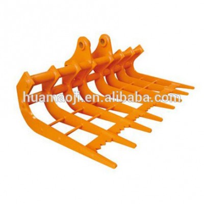 Mini excavator rake attachment for 1.5-4 tons excavator